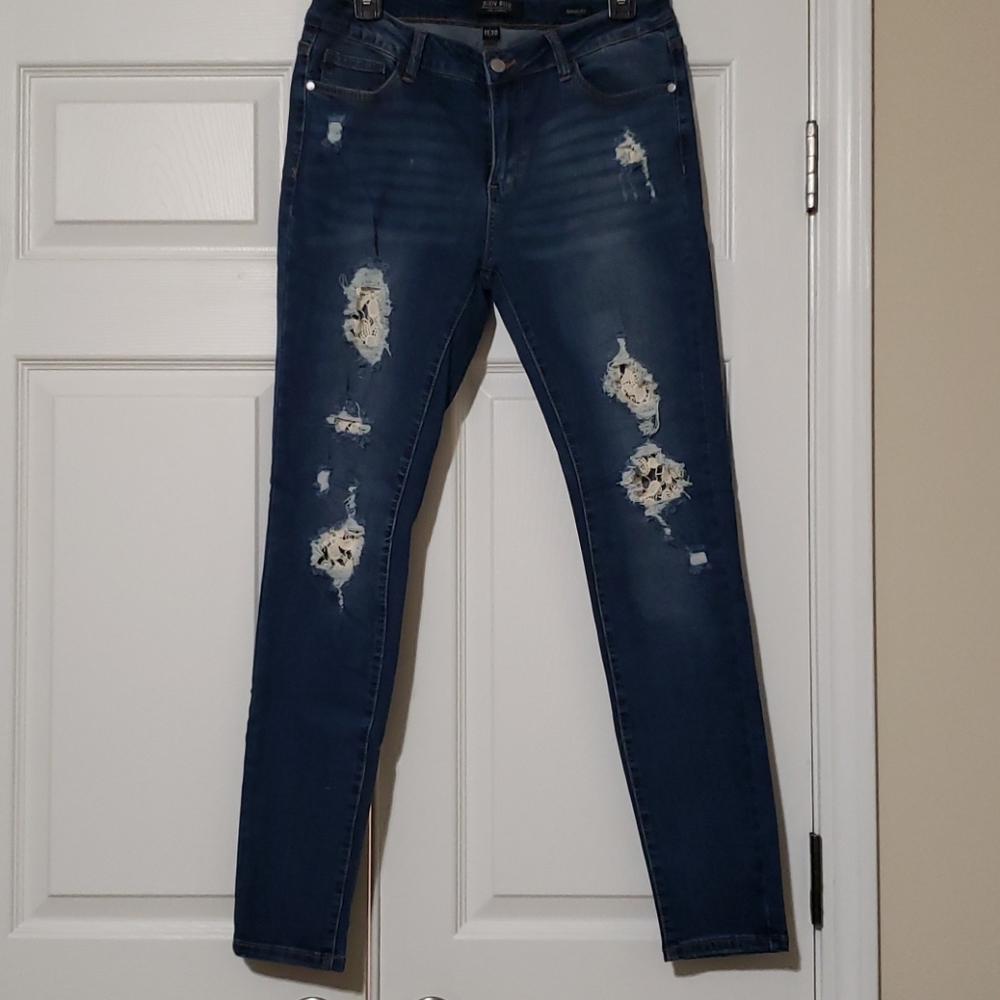 Judy Blue lace patch jeans